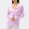 Womens Sunscreen Shirt Top UV Protection Breathable Long Sleeve Hoodie Lightweight Quick Dry SPF Hiking Fishing Shirt view 4
