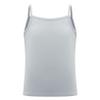 LiiYii Girls' Cotton Cami Tank Tops Stretchy Tees Spaghetti Strap Vest Undershirt Super Soft Camisole Gray 11-12 Years view 2
