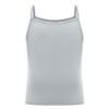 LiiYii Girls' Cotton Cami Tank Tops Stretchy Tees Spaghetti Strap Vest Undershirt Super Soft Camisole Gray 11-12 Years view 3