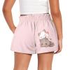 SCRAWLGOD Cute Cat Shorts for Girls 4T Heart Girls Butterfly Shorts Active Running Shorts Toddler Summer Shorts Gym Yoga Athletic Shorts with Pockets High Waisted Flowy Shorts Quick Dry view 2