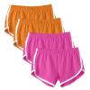 HGps8w 4 Pack Womens Yoga Shorts Gym Sport Athletic Workout Comfy Booty Dolphin Shorts Cycling Hiking Running Activewear view 1