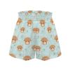 SCRAWLGOD Highland Cow Shorts for Girls 7-8 Floral Girls Athletic Shorts with Pockets Cattle High Waist Butterfly 2 in 1 Sports Shorts for Little Kids Summer Flowy Running Shorts Gym Yoga view 4