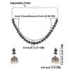 Efulgenz Indian Jewelry Sets for Women Crystal Stone Necklace Sets with Faux Pearl Drop Jhumki Jhumka Dangle Earrings Choker Necklace Earrings Set Bohemian Jewelry Set for Women (Multi) view 4