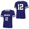 Vafogehu Flag of Rwanda Men's Football Jersey Basketball Jersey Short Sleeve Casual T-Shirt 5XL view 3