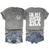 in My School Nurse Era Shirts for Women School Nurse T-Shirt Cute Appreciation Gift Casual Short Sleeve Tops Tee Dark Grey view 1