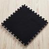 12pcs Soft Plush Play Mat,EVA Foam Carpet Interlocking Exercise Tiles Floor Carpet and Rug Easy to Clean Soft Fuzzy Climbing Activity Mat 30 * 30 CM(Black) view 1