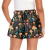 Pointodoor Mushroom Girls Dance Short Gymnastics Athletic Shorts 3-16Y Girls High Waist Yoga Shorts Kids Bottoms Teen Girls Shorts view 2