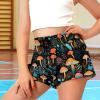 Pointodoor Mushroom Girls Dance Short Gymnastics Athletic Shorts 3-16Y Girls High Waist Yoga Shorts Kids Bottoms Teen Girls Shorts view 3