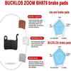 BUCKLOS Red MTB Hydraulic Disc Brakes Mountain Bike Right Rear 1450mm Hydraulic Brake and PM Front Rear 203mm Disc Brake Caliper Mount Adapter Gear Parts Accessories view 2