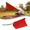 Camping Rain Tarp, Camping Tarp,Camping Pad,Portable Sun Shade Shelter for Outdoor Adventures,Tent Camping Essentials(Medium Gray 140x200CM) view 4