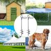 Insaga 17.5'' Fully Welded Ground Anchors with Chain, 3'' Wider Spiral Trampoline Anchors, 2pcs Mobile Home Anchors, Heavy Duty Earth Anchors for Sheds, Swing Sets, Canopies, Carports view 3