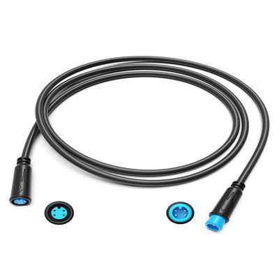AMYET Electric Bicycle Extension Cable, 2/3/4/5Pin Male Female Waterproof Electric Bike Extension Cable for Electric Bicycle Light/Throttle/Ebrake/Display