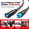 AMYET Electric Bicycle Extension Cable, 2/3/4/5Pin Male Female Waterproof Electric Bike Extension Cable for Electric Bicycle Light/Throttle/Ebrake/Display view 2