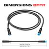 AMYET Electric Bicycle Extension Cable, 2/3/4/5Pin Male Female Waterproof Electric Bike Extension Cable for Electric Bicycle Light/Throttle/Ebrake/Display view 4