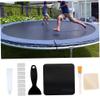 Trampoline Patch Repair Kit 4x4in Trampoline Patch for Holes or Tears Replacement Professional Trampoline Repair Kit Trampoline Accessories, Set 2(19Pcs) Tent Repair Kit Trampoline Repair Kit Trampol view 3