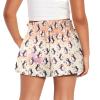 SCRAWLGOD Penguin Shorts for Girls 6-12 Month Toddler Girls Athletic Shorts Kids Summer School High Waist Butterfly Shorts 2 in 1 Running Skirts with Pockets Flowy Shorts with Spandex Liner Soft view 2