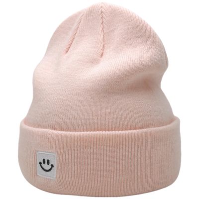 55cube Knit Cuffed Beanie for Women & Men - Stay Warm and Stylish Light Peachy Pink Beanie