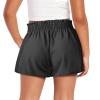 SCRAWLGOD Elephant Shorts for Girls 6-12 Month Sunflower Kids Casual Flowy Running Shorts Black Summer High Waist Athletic Shorts with Pockets and Breathable Liner Quick Dry Butterfly Shorts view 2