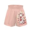 SCRAWLGOD Milk Cow Shorts for Girls 14-16 Strawberry Kids High Waist Butterfly Shorts with Pockets Heart Summer Casual Flowy Athletic Shorts Quick Dry Running Shorts 2 in 1 Skirts Double Layer view 4
