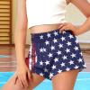 Pointodoor American Flag Shorts Girls Running Shorts Size 5-6 Girl's Athletic Ruffle Shorts Independence Day Casual High Waisted Yoga Dance Shorts Comfy Gymnastics Shorts view 3