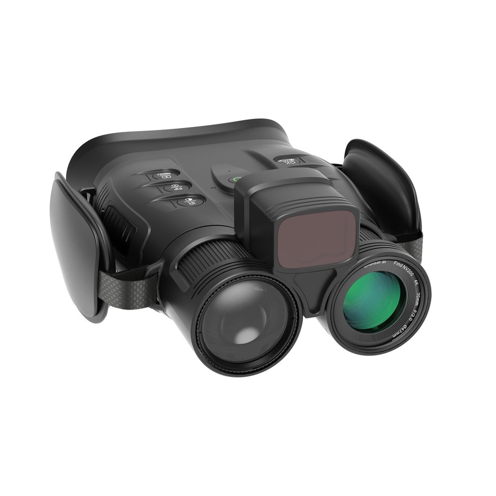 oneleaf.ai Find NV200 70mm LRF 4K Digital Day/Night Vision Binoculars with Rangefinder