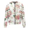 RODYETQQ Fall Outfits Women Comfy Fall Bomber Jacket Stand Collar Zip Up Coat Fall and Winter Jackets Bomber Jacket Women Plus Size Blush Bomber Jackets(3-Pink,Small) view 4