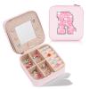 Uygafly Personalized Anniversary Wife's Birthday Gifts,Mothers Day Gifts for Women Wife,Wife Gifts from Husband,Cool Birthday Gifts for Wife,Jewelry Case Cute Jewelry Box for Women | Pink,R view 1