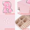 Uygafly Personalized Anniversary Wife's Birthday Gifts,Mothers Day Gifts for Women Wife,Wife Gifts from Husband,Cool Birthday Gifts for Wife,Jewelry Case Cute Jewelry Box for Women | Pink,R view 4