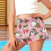 SCRAWLGOD Guinea Pig Shorts for Girls 4T Strawberry Toddler Girls Flowy Shorts with Spandex Liner Flower 2 in 1 Athletic Running Shorts with Pockets Kids Butterfly Skorts Quick Dry Summer view 3