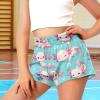 SCRAWLGOD Kawaii Axolotl Shorts for Girls 10-12 Salamander Flowy Athletic Shorts for Teen Girls Gym Yoga Workout Running Skort 2 in 1 Butterfly Shorts with Pockets Elastic Waist Summer view 3