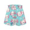 SCRAWLGOD Kawaii Axolotl Shorts for Girls 10-12 Salamander Flowy Athletic Shorts for Teen Girls Gym Yoga Workout Running Skort 2 in 1 Butterfly Shorts with Pockets Elastic Waist Summer view 4