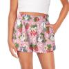 SCRAWLGOD Guinea Pig Shorts for Girls 14-16 Strawberry Teen Girls Flowy Shorts with Spandex Liner Flower 2 in 1 Athletic Running Shorts with Pockets Kids Butterfly Skorts Quick Dry Summer view 1