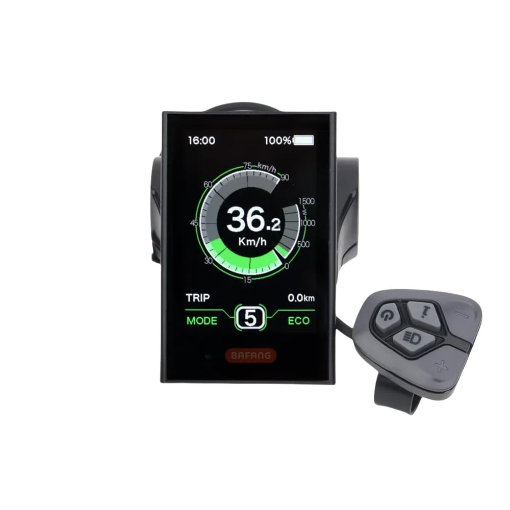HALLOMOTOR DPC18 CAN Canbus Color Display for Bafang M500, M600, M510, M560, M800, M820 Mid Drive CAN Protocol Motors with Triangle Plug (B: C18-CAN PAS-0-5-ECO), 26