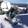CurcKua Snow Scooter Ski Sled Winter Sleigh Snow Scooter Ski Accessories for Kids 1Pair Ski Board Sleigh Ski Scooter Sled Snow Ski Scooter view 3