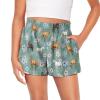 Pointodoor Horse Girls Summer Shorts Casual Kids Wide Leg Comfy High Waisted Pull On Shorts Flower Lightweight Running Shorts for Teen Girls Kids Sports Active Shorts with Pockets view 1
