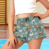 Pointodoor Horse Girls Summer Shorts Casual Kids Wide Leg Comfy High Waisted Pull On Shorts Flower Lightweight Running Shorts for Teen Girls Kids Sports Active Shorts with Pockets view 3