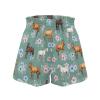 Pointodoor Horse Girls Summer Shorts Casual Kids Wide Leg Comfy High Waisted Pull On Shorts Flower Lightweight Running Shorts for Teen Girls Kids Sports Active Shorts with Pockets view 4