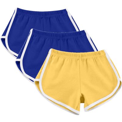 HGps8w 3 Pack Womens Yoga Shorts Gym Sport Athletic Workout Comfy Booty Dolphin Shorts Cycling Hiking Running Activewear