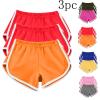 HGps8w 3 Pack Womens Yoga Shorts Gym Sport Athletic Workout Comfy Booty Dolphin Shorts Cycling Hiking Running Activewear view 2