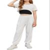 Arshiner Girls Activewear Set 3 Piece High Low Hem Overlay Top, Cami, and Sweatpants for Children 6-13 Years view 1