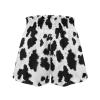 SCRAWLGOD Black Cow Print Shorts for Girls 12-14 Stretchy Girls Flowy Running Shorts with Spandex Liner Summer Beach Athletic Shorts for Teen Kids Breathable High Waist Butterfly Skorts view 4
