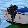 2-Stroke Outboard Motor, 52CC 1.45KW Heavy Duty Fishing Boat Engine w/CDI Ignition System, Boat Engine Water Cooling Outboard Motor for Fishing Boats, Inflatable Boats view 4