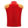 YONGHS Marching Band Suit Vest for Child Fringe Epaulet Military Drummer Parade Dressy Waistcoat Red 6 Years view 2