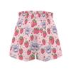 Pointodoor Koala Running Shorts for Girls Cute High Waisted Athletic Shorts Strawberry Wide Leg Shorts Summer Running Shorts with Pockets for Fitness Gym view 4