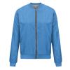 RODYETQQ Women Coat Fall and Winter Lightweight Bomber Jackets Stand Collar Fall Jacket Casual Fashion Windbreaker Bomber Jacket Women Xl Light Jacket Womens Bomber(1-Blue,XX-Large) view 4