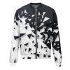 RODYETQQ Womens Jacket Fashion Windbreaker Casual Zip Up Jackets Comfy Lightweight Bomber Jackets Bomber Jacket Women Plus Size Blush Women Bomber Jacket Small(3-Dark Gray,Large) view 2