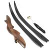 60 ILF Recurve Bow 30-60Lbs Wood Riser Takedown Recurve Bow American Hunting Bow Right Handed (Bow Set, 35 Lbs) view 3