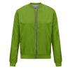 RODYETQQ Womens Jacket Fashion Lightweight Bomber Jackets Zip Up Comfy Jackets Casual Windbreaker Ladies Black Bomber Jacket Cute Bomber Jackets for Women(1-Green,X-Large) view 4