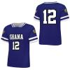 Vafogehu Flag of Ghana Men's Football Jersey Basketball Jersey Short Sleeve Casual T-Shirt L view 3