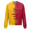 RODYETQQ Fall Outfits Casual Fall and Winter Windbreaker Comfy Coat Lightweight dressy floral Outwear Ladies Black Bomber Jacket Pink Bomber Jacket Women/plus(2-Yellow,X-Large) view 3
